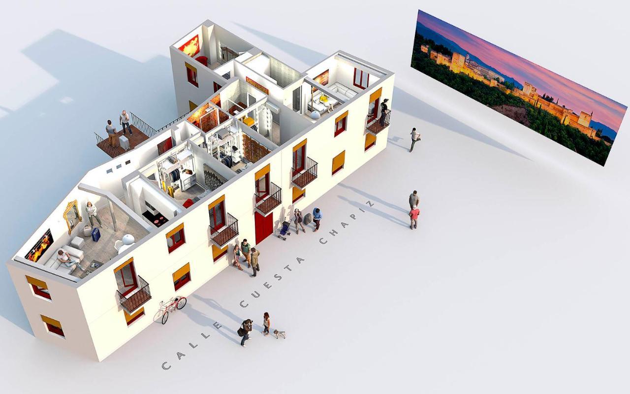 Art Chapiz Apartments Granada Bagian luar foto