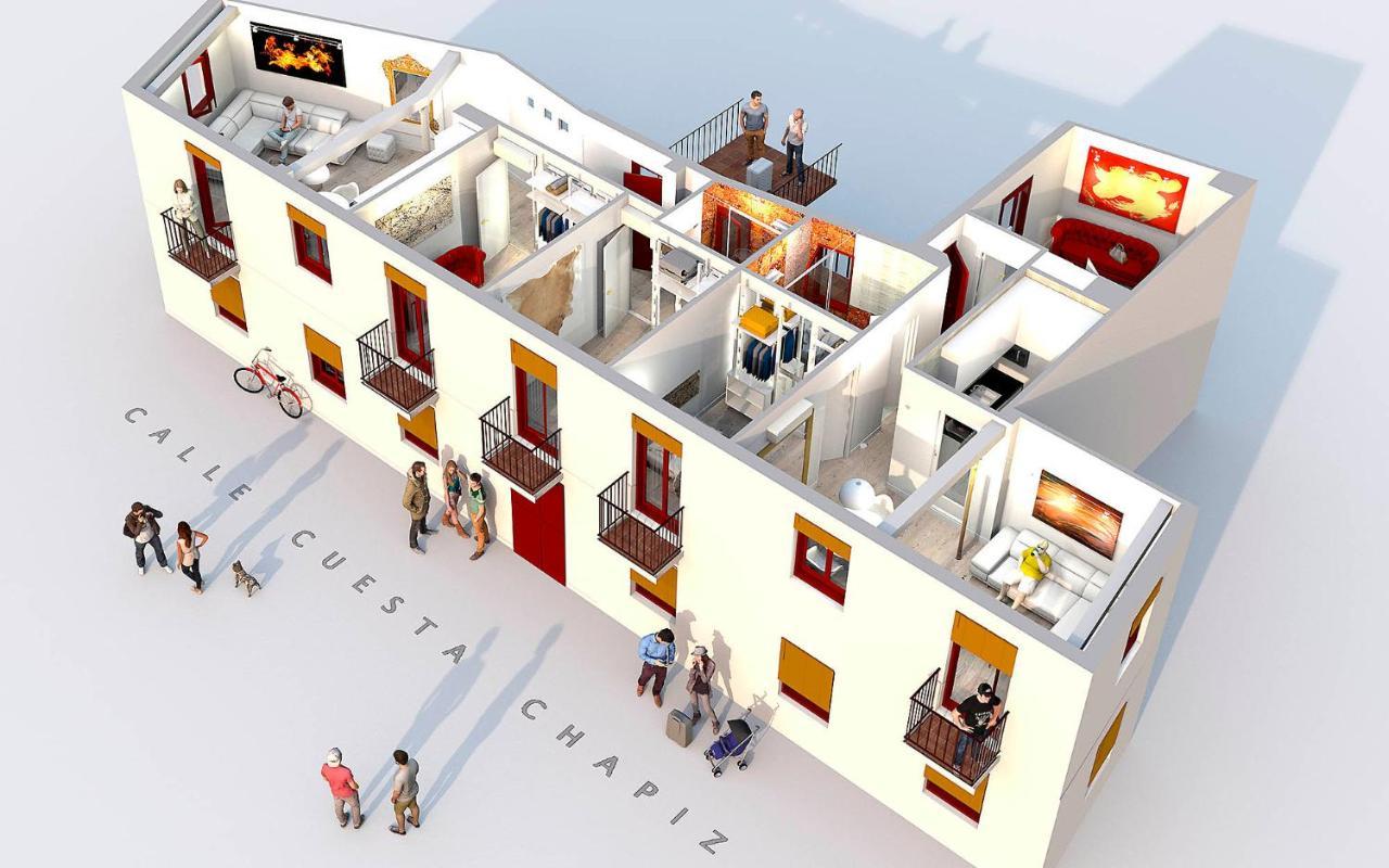 Art Chapiz Apartments Granada Bagian luar foto